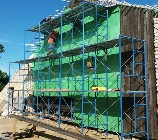 Scaffolding Project for Commercial Building Construction in Ghana